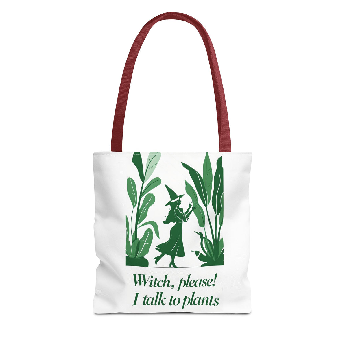 Witchy Plant Lover Tote Bag, Perfect for Gardening Gifts, Eco-Friendly Shopping, Casual Everyday Use, Gift for Nature Enthusiasts