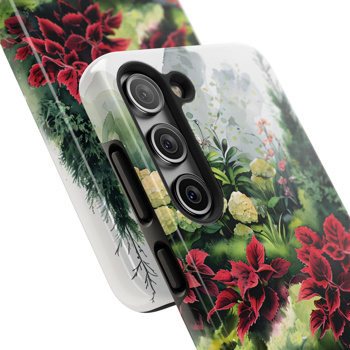 Vibrant Floral Tough Phone Cases, Botanical Art Case, Nature Lover Gift, Phone Protection, Eco-Friendly Phone Accessories