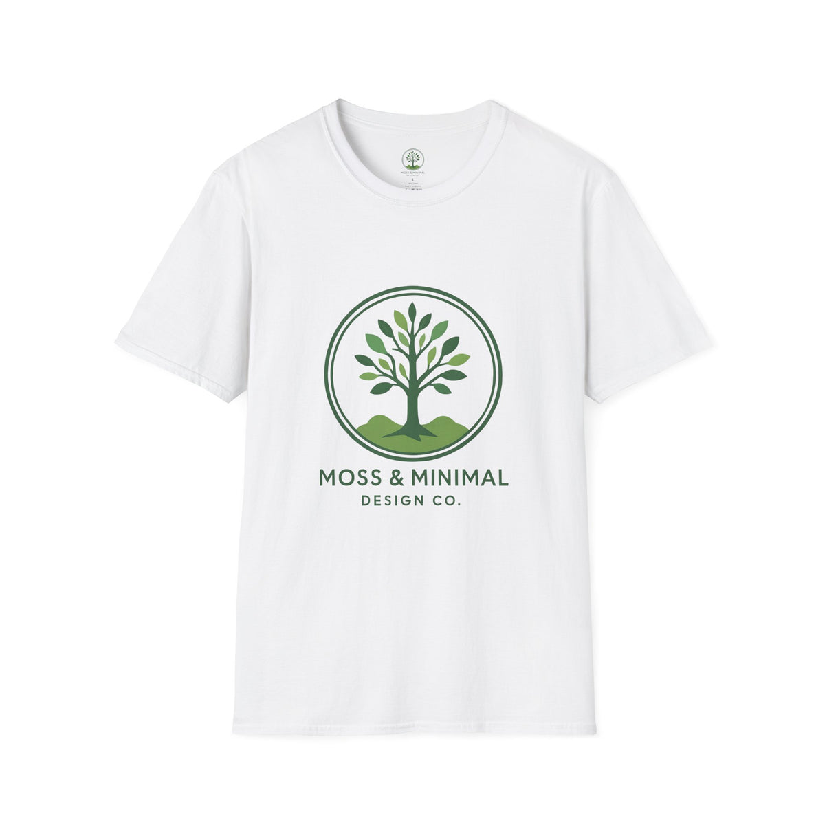 Minimalist Nature T-Shirt | Eco-Friendly Apparel, Gift for Nature Lovers, Sustainable Fashion, Tree Design Tee, Unisex Softstyle Shirt