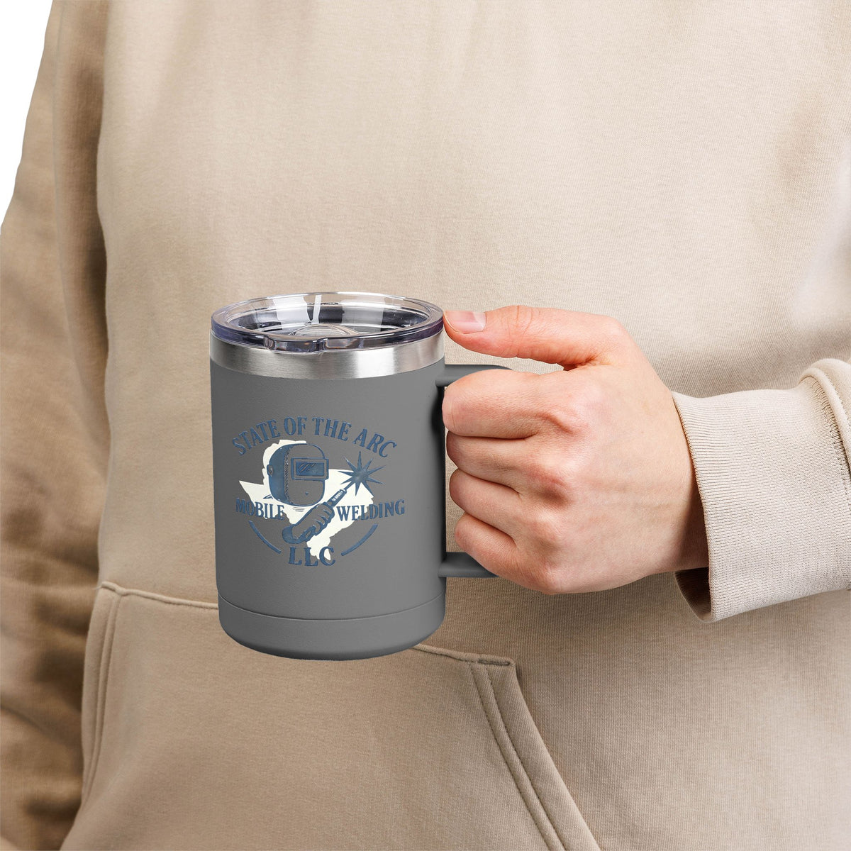 State of the Art Coffee Mug Tumbler - 15oz, Perfect Gift for Welding Enthusiasts, Unique Travel Mug, Great for Holidays, Coffee Lovers Gift