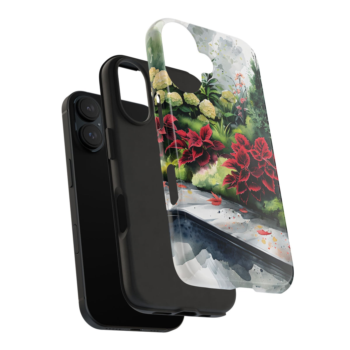 Vibrant Floral Tough Phone Cases, Botanical Art Case, Nature Lover Gift, Phone Protection, Eco-Friendly Phone Accessories