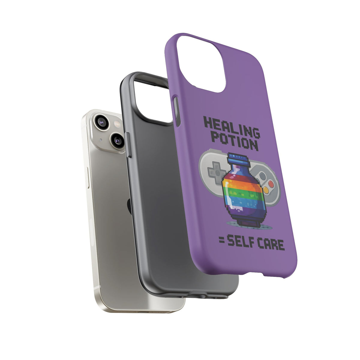 Tough Cases - Healing Potion IRL Retro Gaming Queer Pride Video Game Phone Case