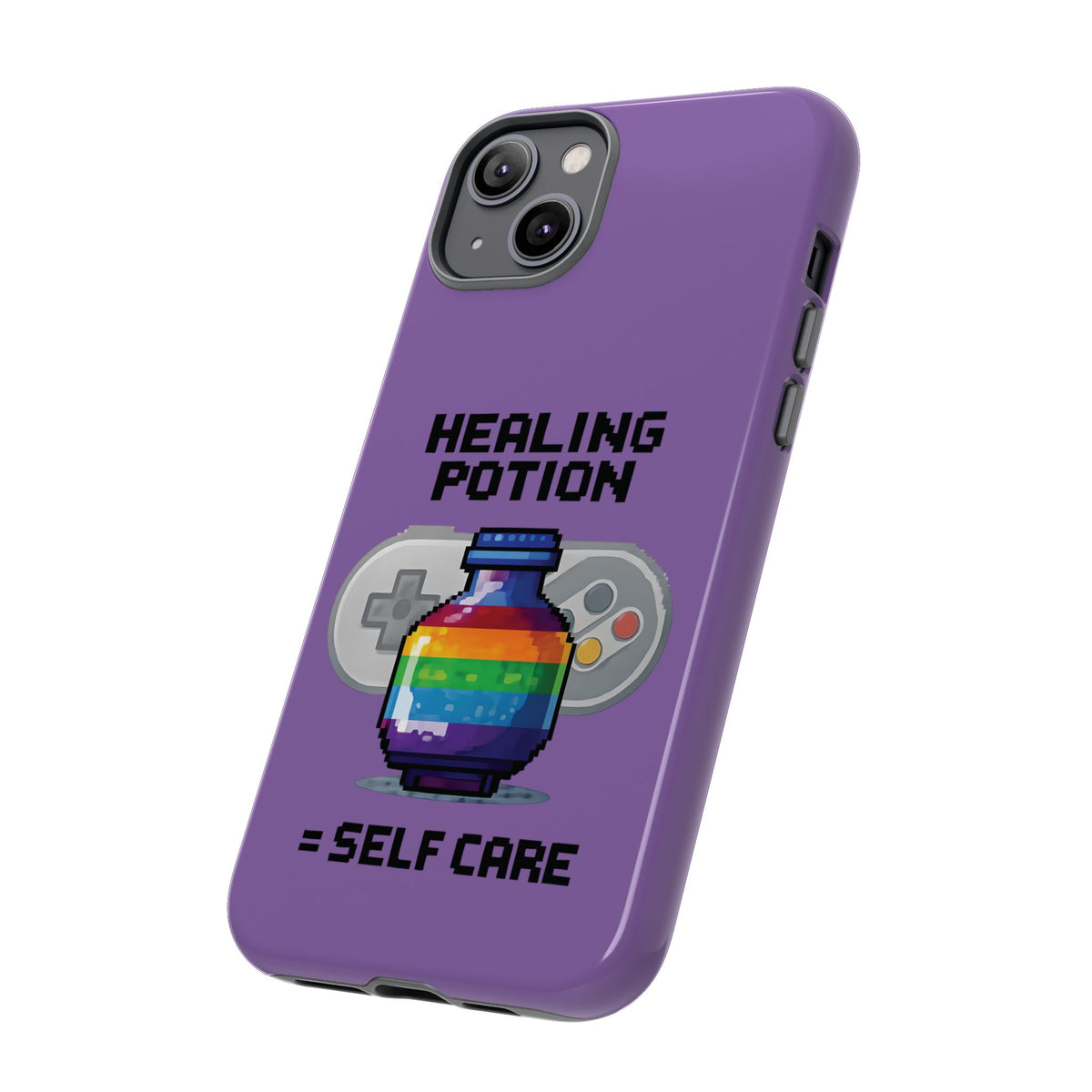 Tough Cases - Healing Potion IRL Retro Gaming Queer Pride Video Game Phone Case