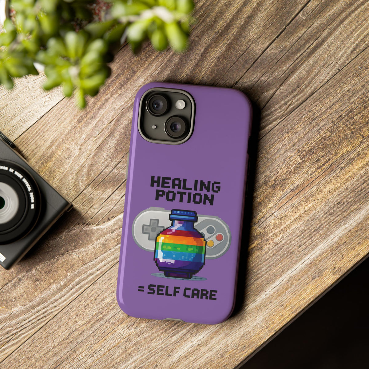 Tough Cases - Healing Potion IRL Retro Gaming Queer Pride Video Game Phone Case