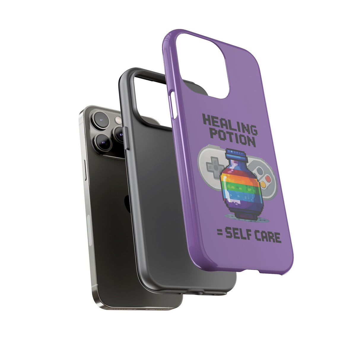 Tough Cases - Healing Potion IRL Retro Gaming Queer Pride Video Game Phone Case