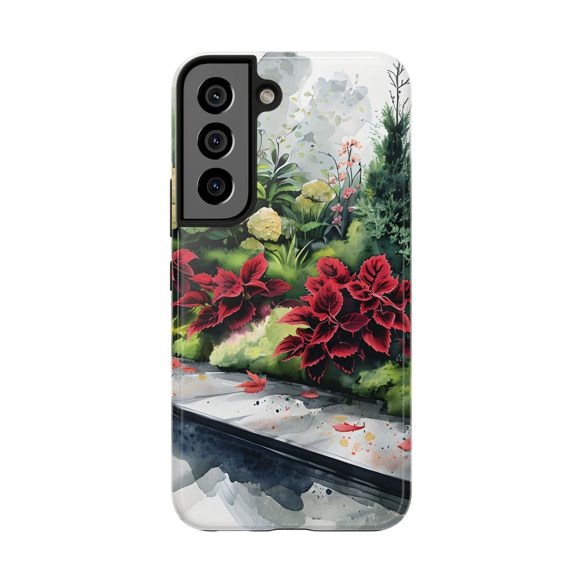 Vibrant Floral Tough Phone Cases, Botanical Art Case, Nature Lover Gift, Phone Protection, Eco-Friendly Phone Accessories