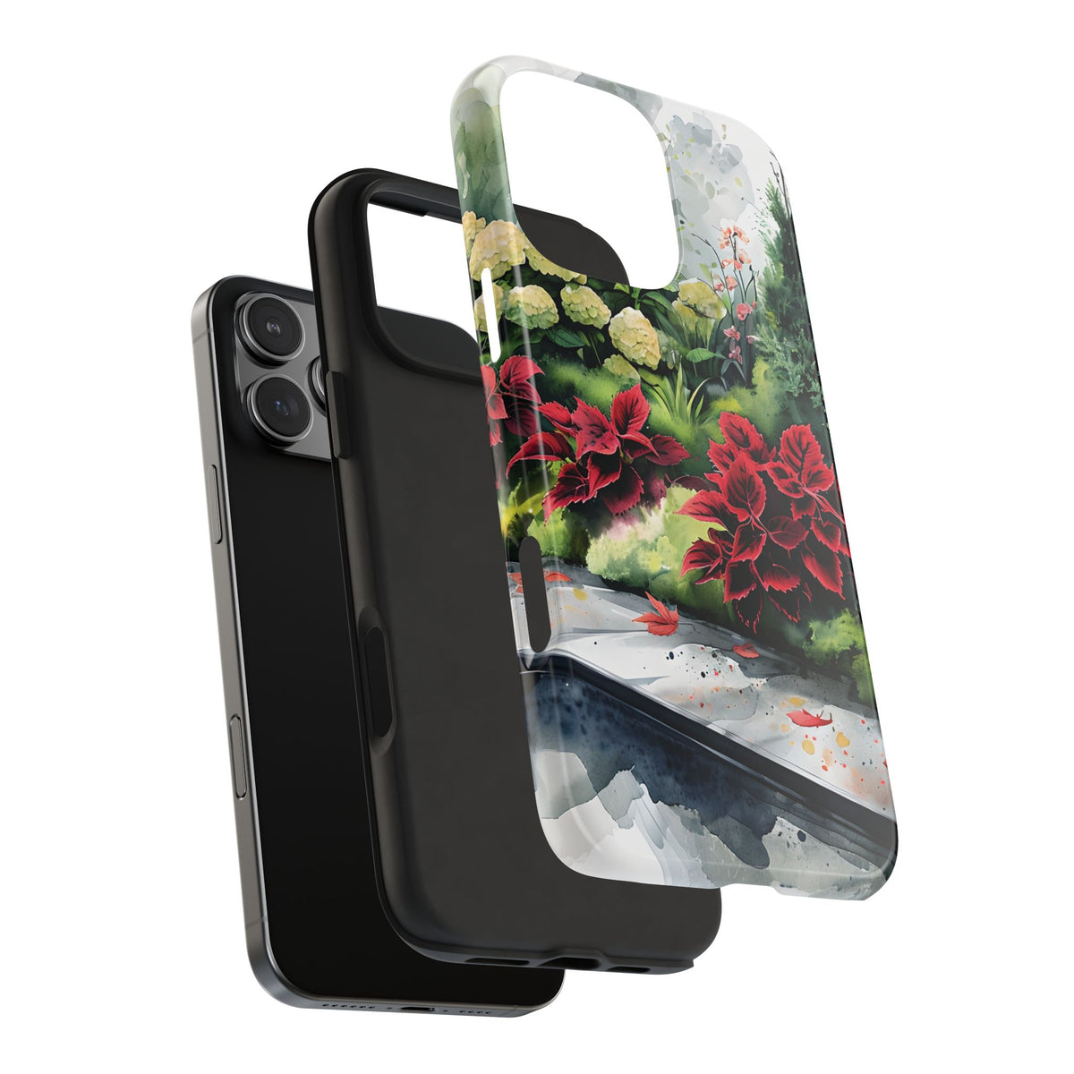Vibrant Floral Tough Phone Cases, Botanical Art Case, Nature Lover Gift, Phone Protection, Eco-Friendly Phone Accessories